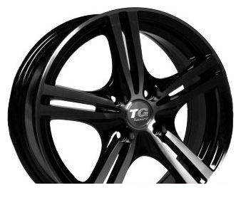 Wheel TG Racing LZ 371 Silver 16x6.5inches/4x100mm - picture, photo, image