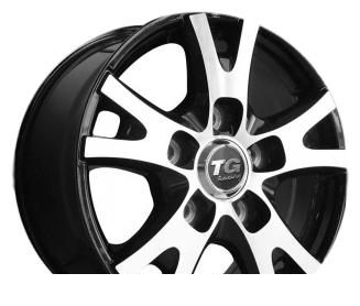 Wheel TG Racing LZ 400 BLK POL 17x8inches/5x150mm - picture, photo, image