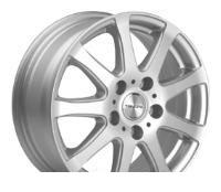 Wheel TG Racing LZ 558 SILVER 14x5.5inches/4x100mm - picture, photo, image