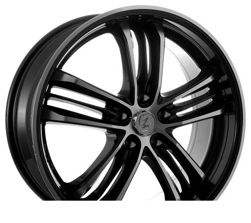 Wheel TG Racing LZ 588 BLK POL 20x9.5inches/5x150mm - picture, photo, image