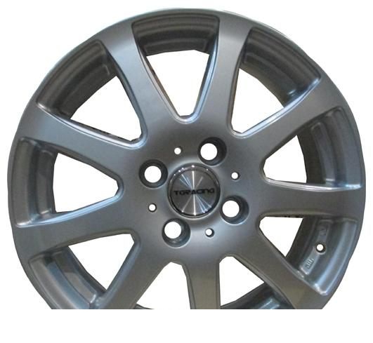 Wheel TG Racing LZ 702 Silver 15x6inches/4x100mm - picture, photo, image