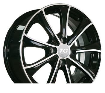 Wheel TG Racing TGD 018 BLK POL 16x6.5inches/5x110mm - picture, photo, image