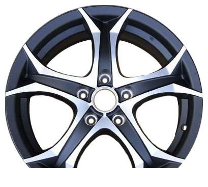 Wheel TG Racing TGD 023 BLK POL 16x6.5inches/5x100mm - picture, photo, image