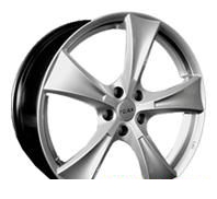 Wheel Toora T252 Diamond Silver 16x7.5inches/5x108mm - picture, photo, image