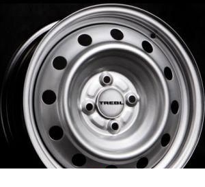 Wheel Trebl 4060 Silver 13x5inches/4x100mm - picture, photo, image