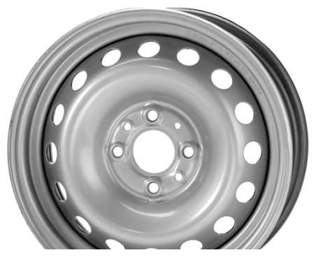 Wheel Trebl 4375 Silver 13x5inches/4x100mm - picture, photo, image