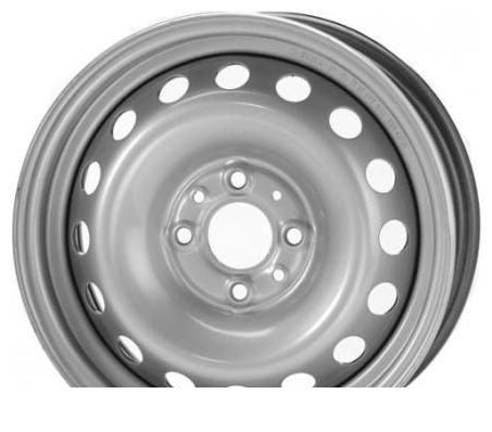 Wheel Trebl 53A36C Silver 14x5.5inches/4x100mm - picture, photo, image
