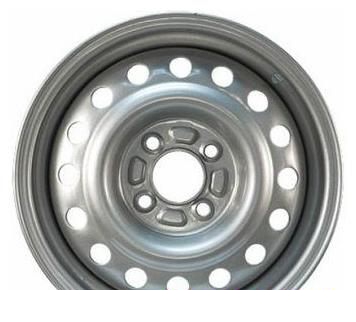 Wheel Trebl 53A45R Silver 14x5.5inches/4x100mm - picture, photo, image