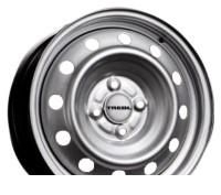Wheel Trebl 53C41G Silver 14x5.5inches/4x108mm - picture, photo, image