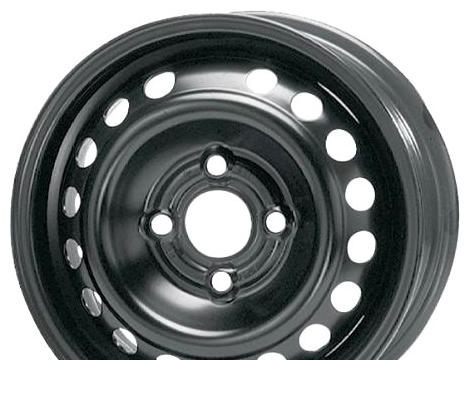 Wheel Trebl 7610 Black 15x6inches/5x114.3mm - picture, photo, image