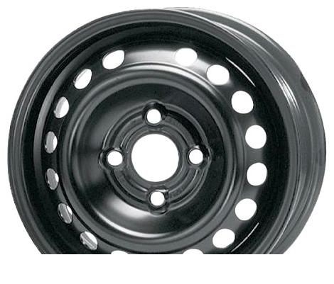 Wheel Trebl X-40881 Black 15x6inches/5x114.3mm - picture, photo, image