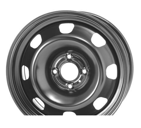 Wheel Trebl YA523 Black 14x5.5inches/4x100mm - picture, photo, image