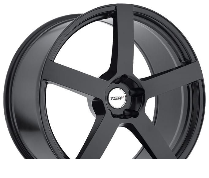 Wheel TSW Panorama Matt Black 18x8inches/5x114.3mm - picture, photo, image