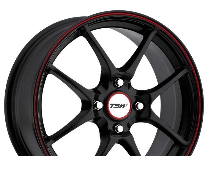 Wheel TSW Trackstar matt Black 17x8inches/5x114.3mm - picture, photo, image