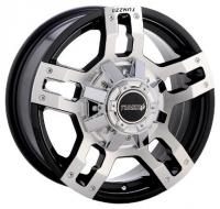 Tunzzo Guru Black Wheels - 18x8inches/5x130mm