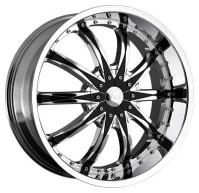 VCT Wheel Abruzzi Chromee+Black Wheels - 20x8.5inches/5x112mm