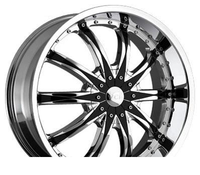 Wheel VCT Wheel Abruzzi Chromee+Black 22x9inches/5x115mm - picture, photo, image