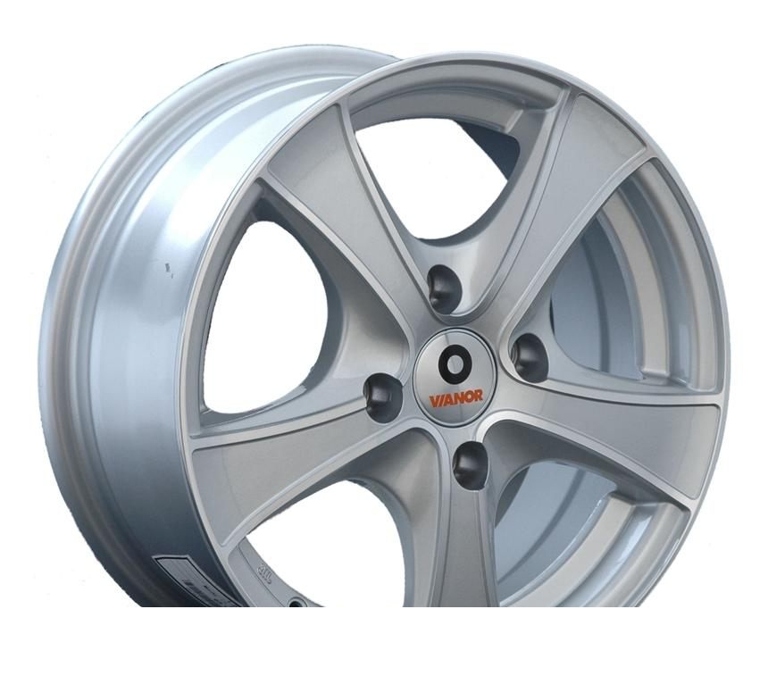 Wheel Vianor VR14 BKRL 14x6inches/5x100mm - picture, photo, image