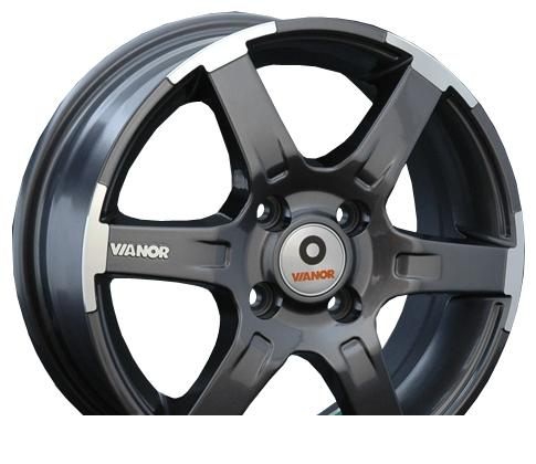 Wheel Vianor VR2 FBKSF 15x6inches/4x100mm - picture, photo, image