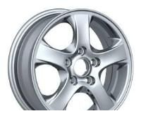 Wheel Wiger WGR1003 Silver 15x6.5inches/5x114.3mm - picture, photo, image