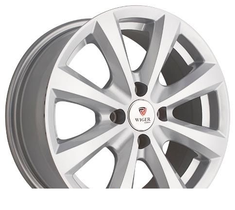 Wheel Wiger WGR2322 Silver 15x6.5inches/4x100mm - picture, photo, image