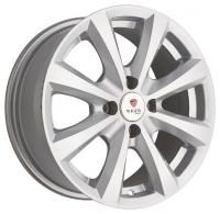 Wiger WGR2322 Silver Wheels - 15x6.5inches/4x100mm