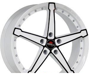 Wheel Yokatta MODEL-10 W+B 15x6inches/4x100mm - picture, photo, image