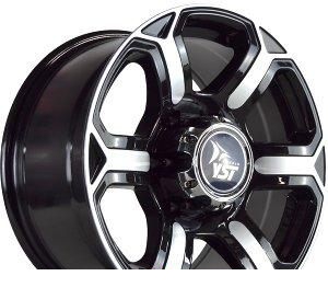 Wheel YST X-2 BKF 17x8inches/5x139.7mm - picture, photo, image