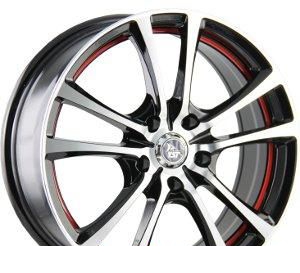 Wheel YST X-3 BKFRSI 16x6.5inches/4x108mm - picture, photo, image