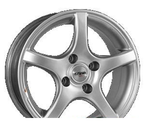Wheel Zepp GTI Silver 16x7inches/5x108mm - picture, photo, image