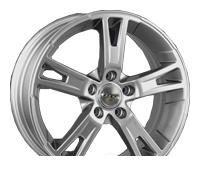 Wheel Zepp Riccione Silver 17x7inches/5x108mm - picture, photo, image